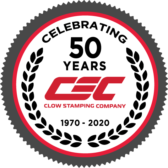 Clow Stamping Company celebrating 50 years 1970-2020
